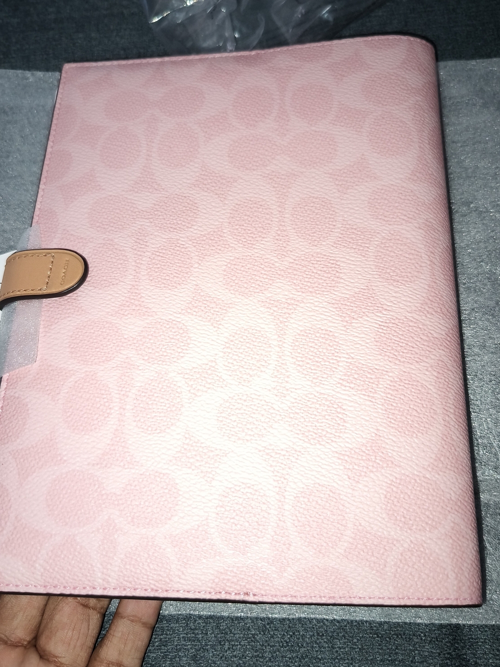 Coach Pink Signature Notebook - Picture 2 of 5